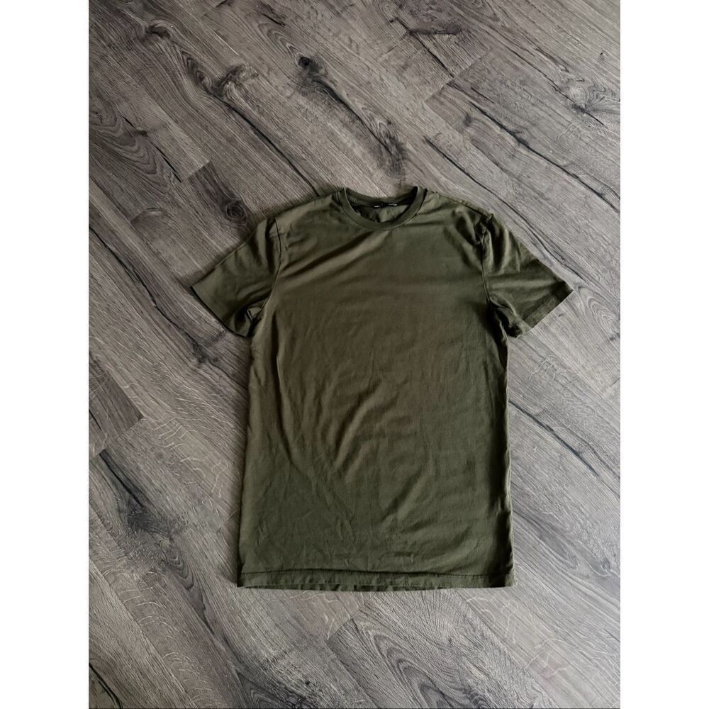 Express Olive green Pima Cotton T Shirt size XS
